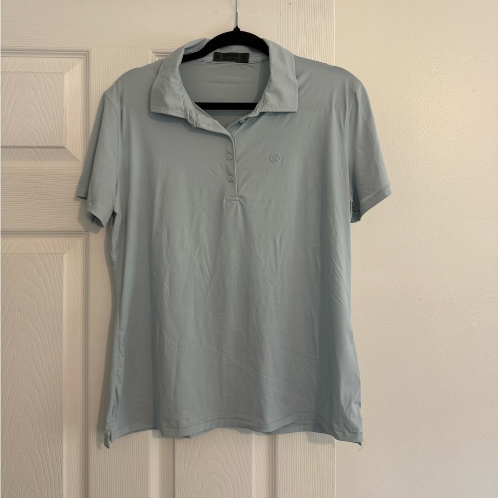 GFORE women’s light blue polo golf tennis